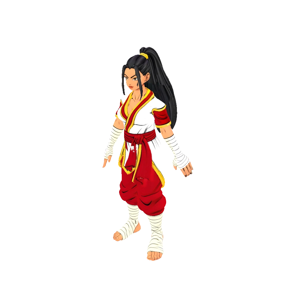 Characters Martial Artist Rigged preview