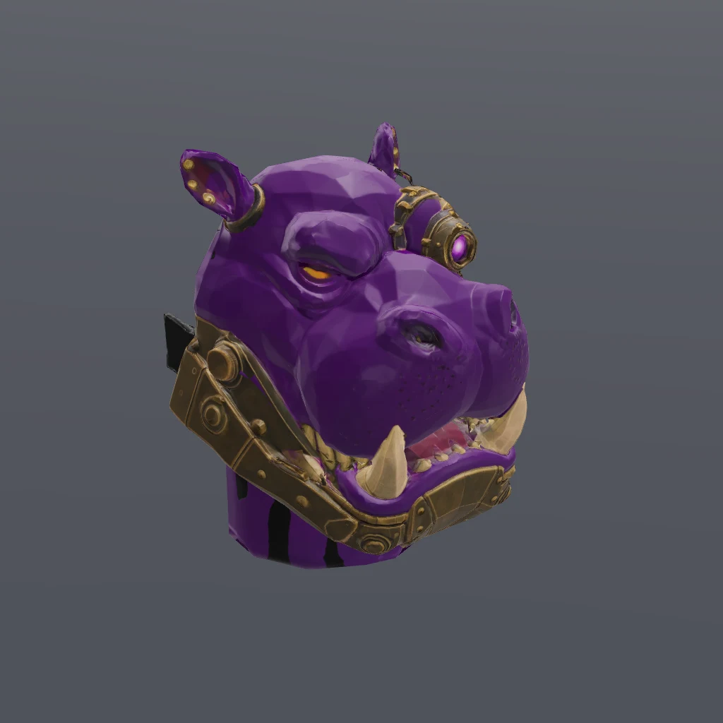 Cyber-Eye Hippo Head