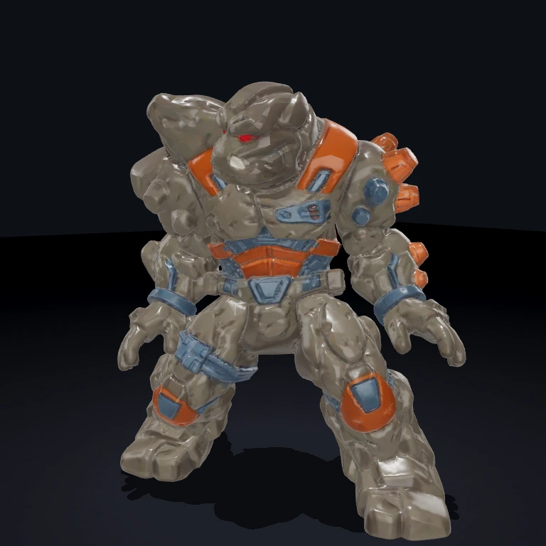 Rubble the Space-Rock Warrior