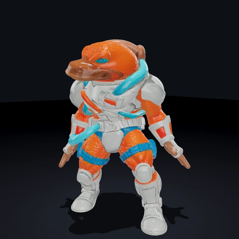 Ammo-Belt Newt preview