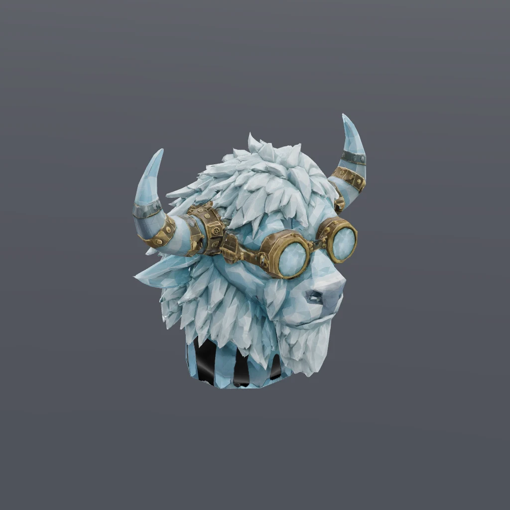 Frost Yak Head