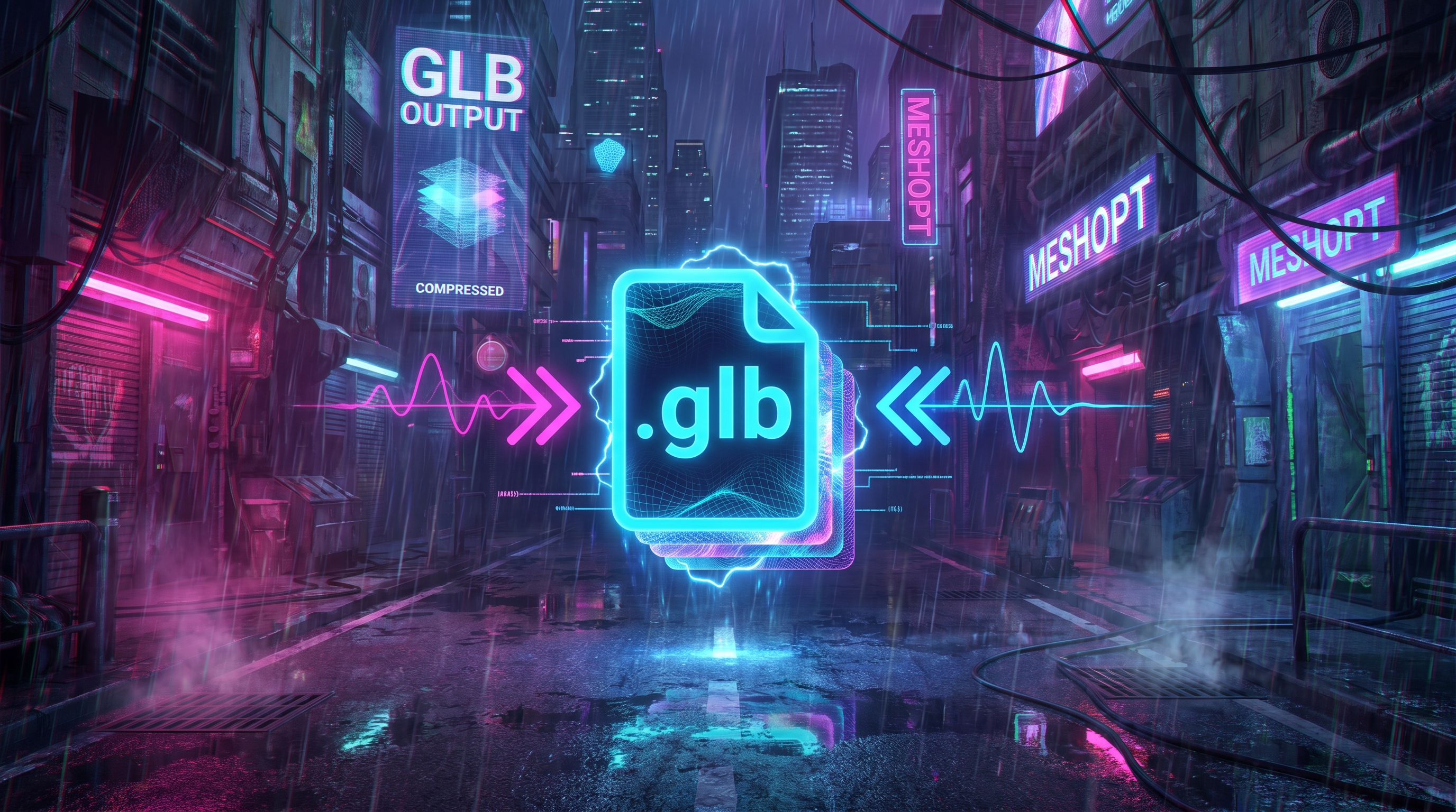 Single-File GLB Output